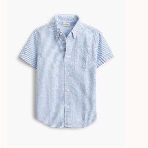 Crewcuts Short Sleeve Seersucker Shirt